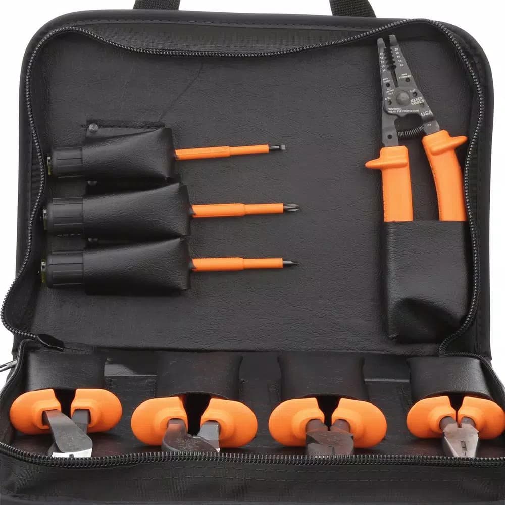 Klein Tools 8-Piece Premium Insulated Hand Tool Set with Zippered Nylon Case