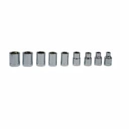 Best Value 27-Piece 1/4 in. and 3/8 in. Socket Set with Ergonomic Ratchet, SAE and Metric thumbnail 8