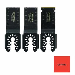 Dremel Multi-Max 1-1/4 in. Universal Oscillating Tool Flush Cut Blade Variety Pack, 3-Piece thumbnail 3