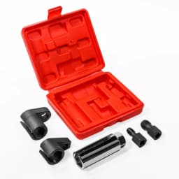 Stark O2 Oxygen Sensor Socket and Thread Chaser Set, 5-Piece Professional Automotive Tool Kit thumbnail 2