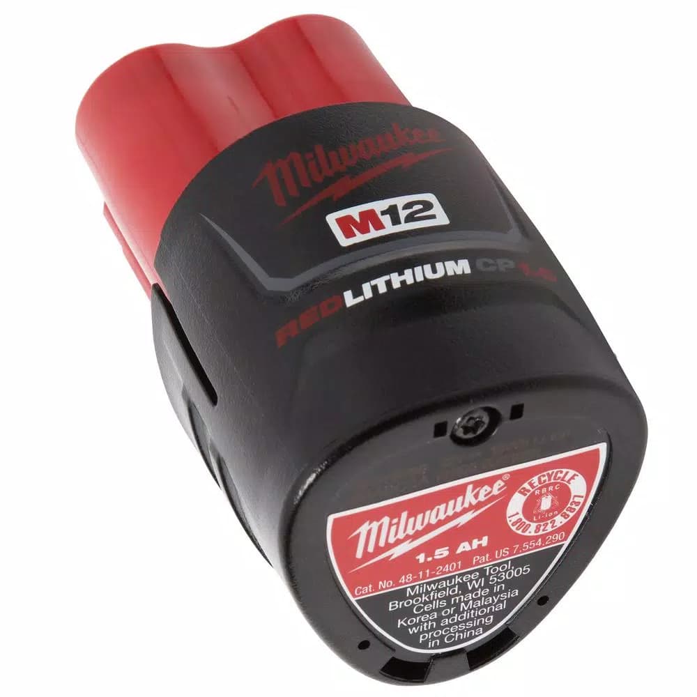 Milwaukee M12 12V 1.5Ah REDLITHIUM Lithium-Ion Compact Battery Pack