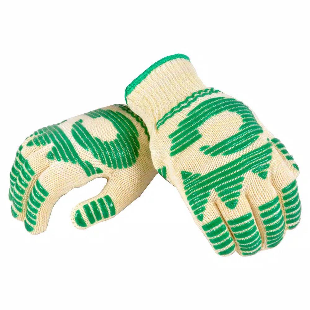 G & F Products DuPont Nomex and Kevlar Heat Resistant 5-Finger Oven Mitts