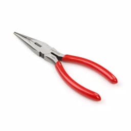 TEKTON 6 in. Long Nose Pliers with Crosscut Teeth and Wire Cutter thumbnail 2