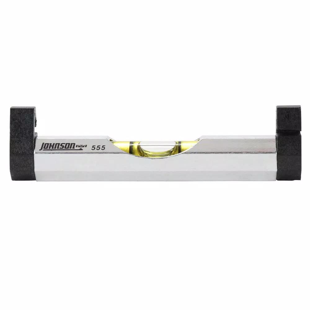 Johnson 3 in. Aluminum Line Level with Acrylic Yellow-Barrel Vial