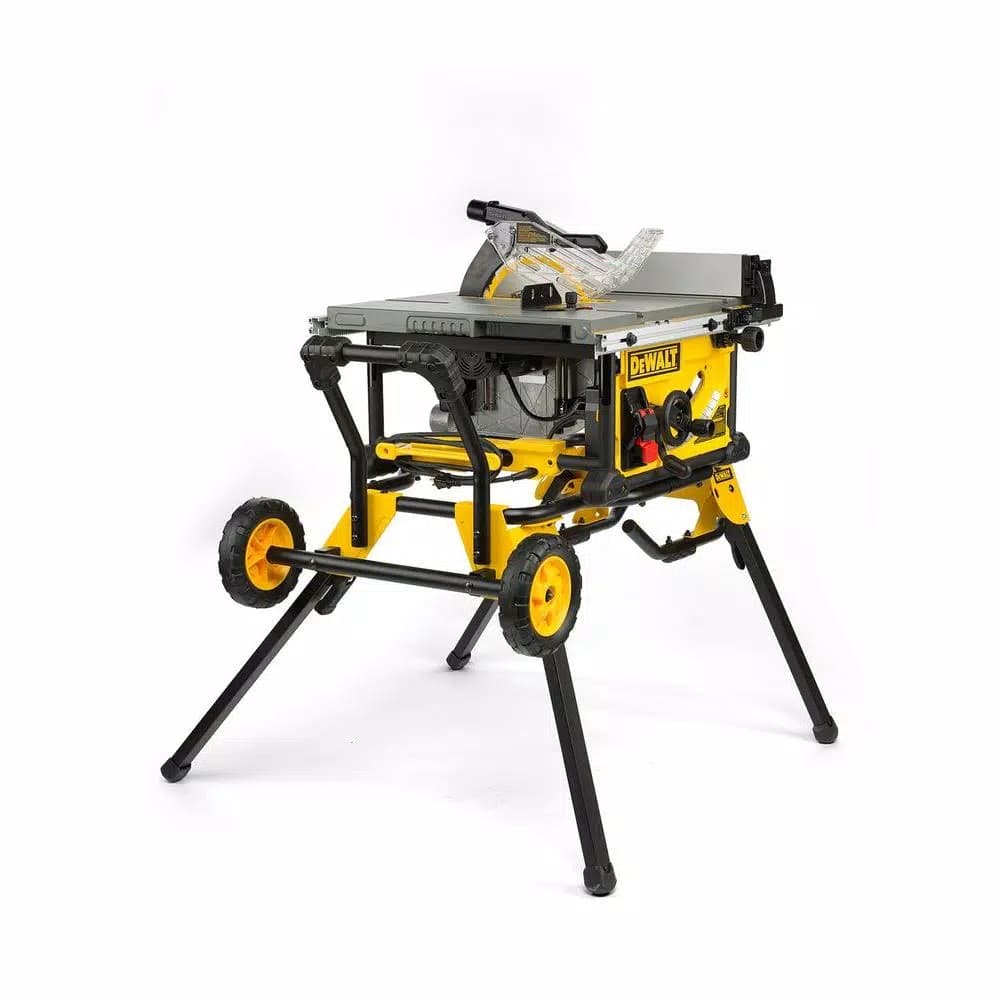 DEWALT DWE7491RS 10 in. 15 Amp Corded Job Site Table Saw with Rolling Stand