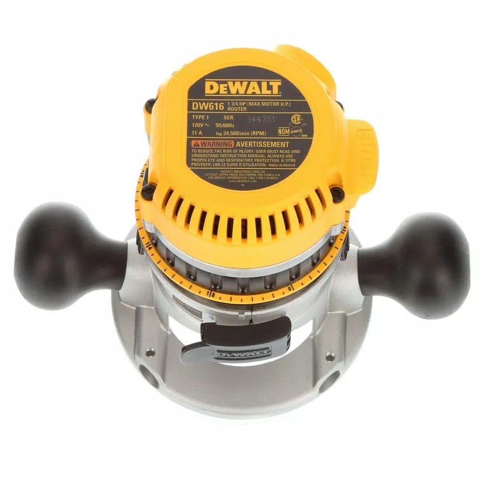 DEWALT 1-3/4 HP 11 Amp Fixed Base and Plunge Router Combo Kit