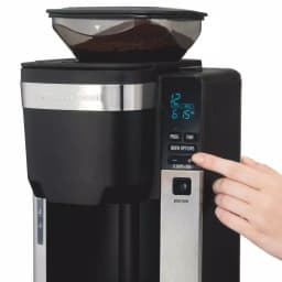 Hamilton Beach 12-Cup Auto Grounds Dispensing Drip Coffee Maker, Black thumbnail 6