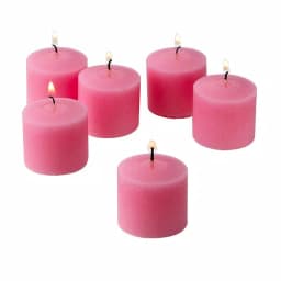 Light In The Dark Pink Rose Garden Scented Votive Candles, 10-Hour Burn Time (Set of 12) thumbnail 1