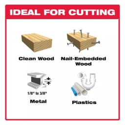 Diablo 3-Piece Carbide Reciprocating Saw Blade Set for Wood and Metal thumbnail 2
