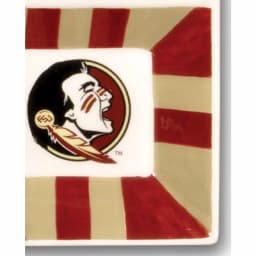 Magnolia Lane Florida State University NCAA Ceramic 4-Section Tailgating Serving Platter thumbnail 2