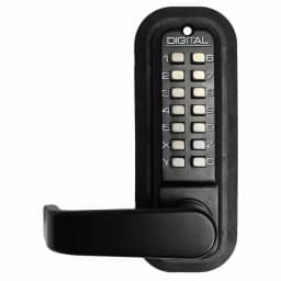 Unbranded LockeyUSA 2835 Mechanical Keyless Combination Lever Door Lock, Jet Black thumbnail 2