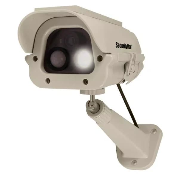 SecurityMan DUMCAM-SLM Solar Powered Spotlight Dummy Camera with PIR Motion Sensor