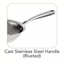 Tramontina Gourmet Prima 10 in. Stainless Steel Tri-Ply Frying Pan thumbnail 3