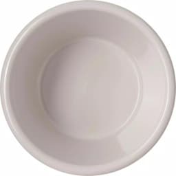 Carlisle SAN Plastic Smooth Sided 6 oz. Ramekins - White Condiment Servers (Case of 48) thumbnail 2