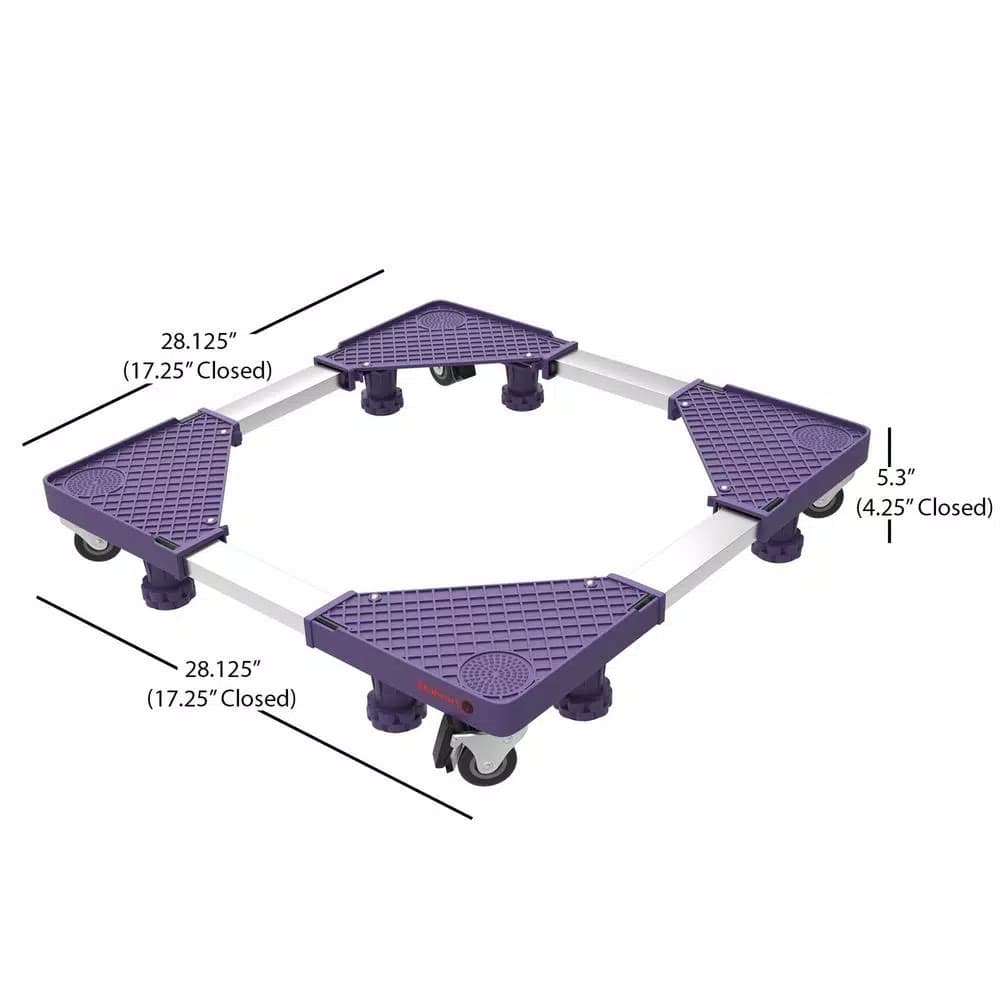 Stalwart 1100 lbs. Capacity Multi-Purpose Appliance Dolly with Adjustable Base