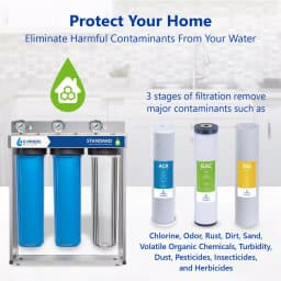 Express Water 3-Stage Whole House Water Filtration System - SED, Carbon, & Coconut Shell Carbon thumbnail 2