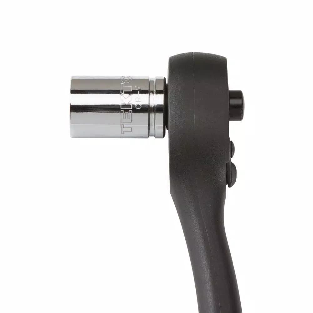 TEKTON 3/8 in. Drive 7 in. Composite Ratchet, 72-Tooth Oval Head