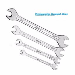 Capri Tools Super-Thin SAE Open End Wrench Set, 4-Piece Low Profile thumbnail 3