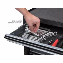 TEKTON 5 in. 9-Tool Store-and-Go Wrench Rack Keeper, Black thumbnail 4