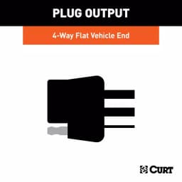 CURT Custom Vehicle-Trailer Wiring Harness, 4-Way Flat Output for Kia Forte & Koup thumbnail 2