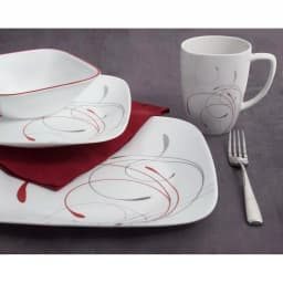 Corelle Square 16-Piece Splendor Glass Dinnerware Set, Service for 4 thumbnail 2