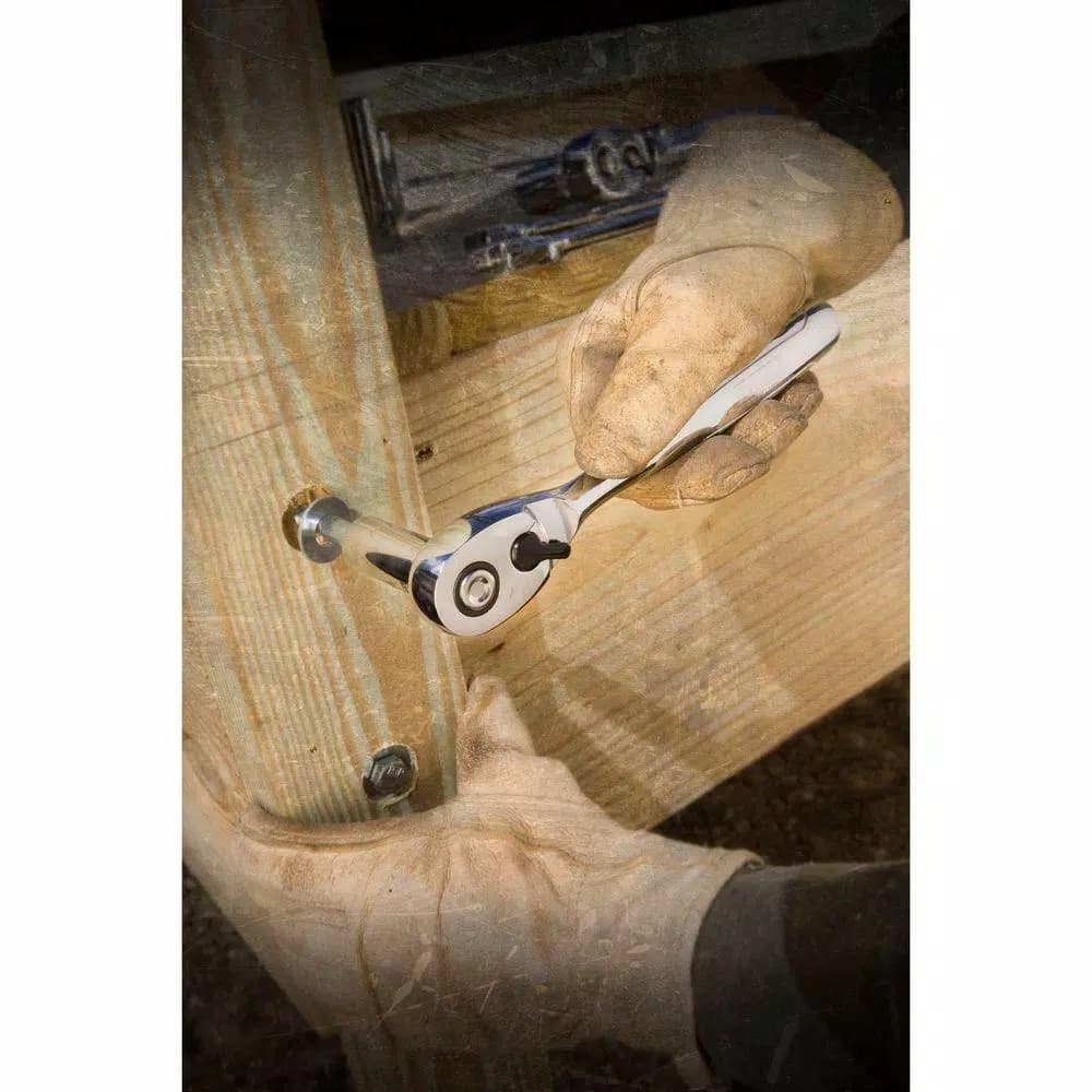 DEWALT 200-Piece Mechanics Tool Set with 1/4 in., 3/8 in., and 1/2 in. Drive, Polished Chrome