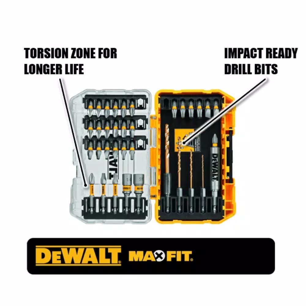 DEWALT MAXFIT 35-Piece Impact Rated Screwdriver Bit Set