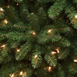 National Tree Company 7 ft. Kingswood Fir Pencil Artificial Christmas Tree with 300 Warm White Clear Lights thumbnail 3