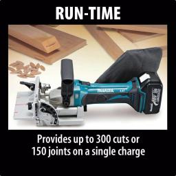 Makita 18V LXT Cordless Plate Joiner, 0.75 in. Biscuit Joiner (Tool-Only) thumbnail 8