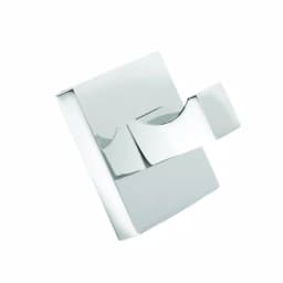 Croydex Brompton Single Robe Hook - High Quality Brass with Chrome Finish thumbnail 1
