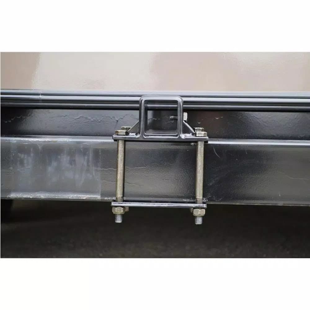 Swagman RV 1-Bike Rack Bumper Adapter for 4 to 4.5 in. Continuous Welded Steel Bumpers, 2 in. Receiver Hitch