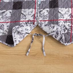 Country Living Faith 48 in. Reversible Quilted Microfiber Tree Skirt - Chickadee Toile & Floral thumbnail 9