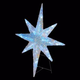 National Tree Company 42 in. Ice Crystal Bethlehem Star with 96 Warm White LED Lights thumbnail 1