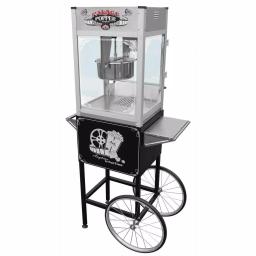 Funtime Palace 16 oz. Stainless Steel Hot Oil Popcorn Popper Machine with Cart thumbnail 6
