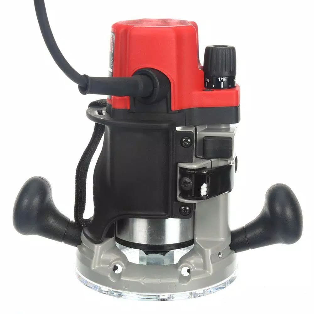 Milwaukee 2-1/4 HP Multi-Base Router Kit with Plunge and BodyGrip Fixed Base