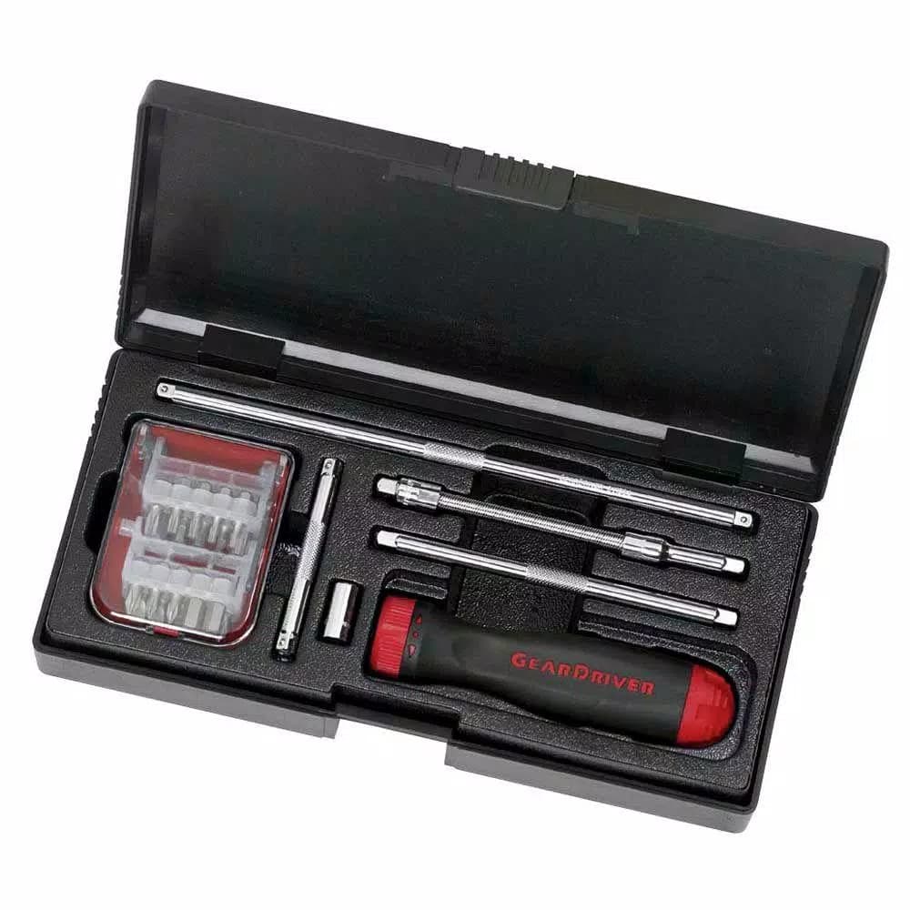 GearWrench 26-Piece Ratcheting Screwdriver Set with Interchangeable Shafts