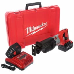 Milwaukee M28 28V Lithium-Ion Cordless Reciprocating Saw Kit with (2) 3.0Ah Batteries, Charger, and Hard Case thumbnail 1