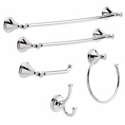 Delta Cassidy 24 in. Double Towel Bar in Polished Chrome thumbnail 3