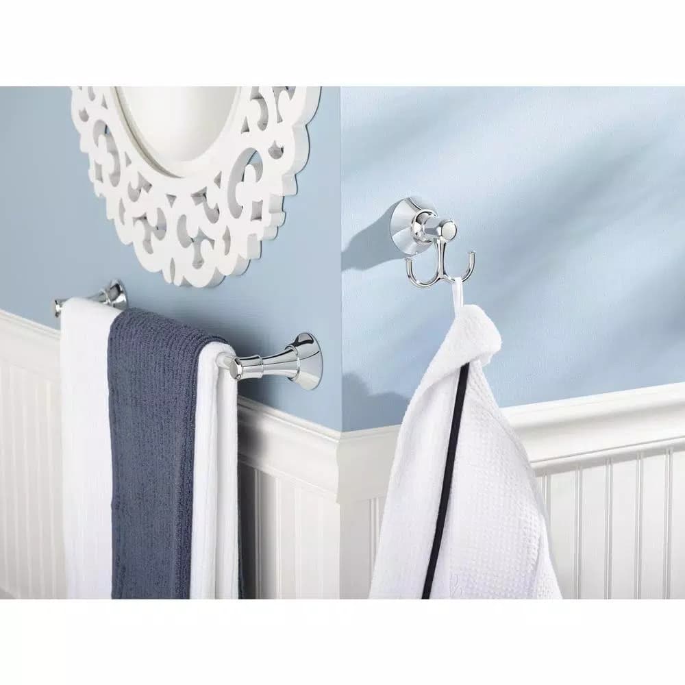 MOEN Ashville 24 in. Towel Bar in Spot Resist Brushed Nickel