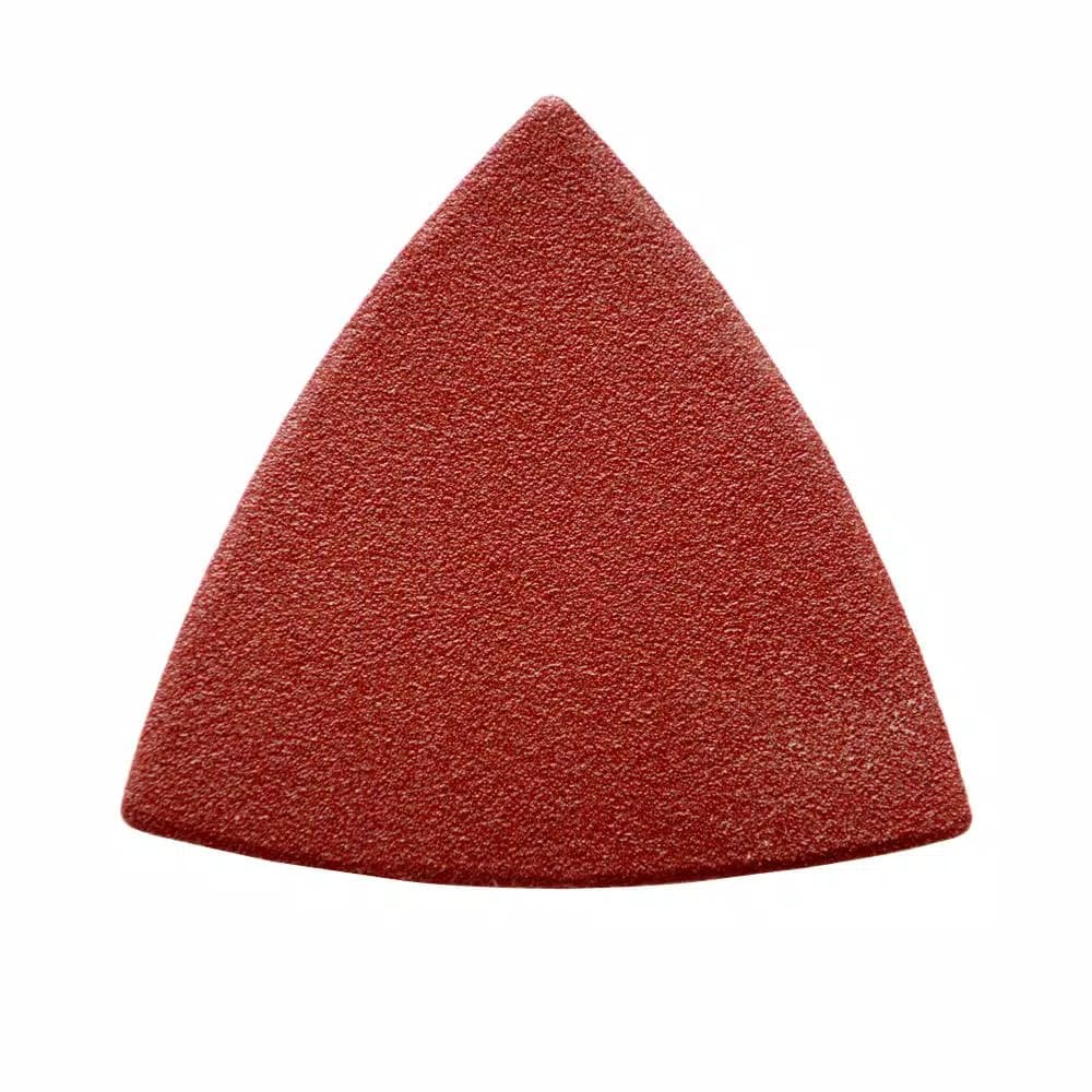 POWERTEC 3-1/8 in. Detail Sandpaper Assortment, 6 Grit Varieties, 36-Pack, Red