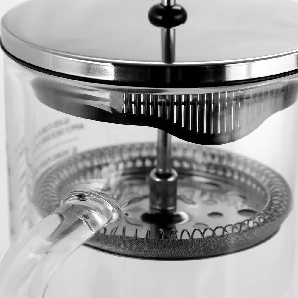 Mr. Coffee Hyland 20 oz French Press Coffee Maker with Scoop, Clear Glass