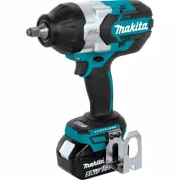 Makita 18V LXT Brushless 1/2 in. High Torque Impact Wrench Kit w/ (2) 5.0Ah Batteries & Bag thumbnail 2