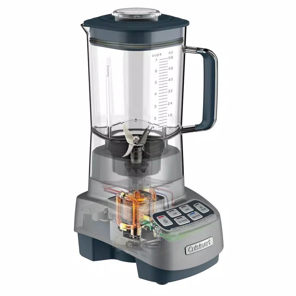 Cuisinart Velocity Ultra Trio 3-in-1 Blender and Food Processor with Travel Cups, Gunmetal Gray