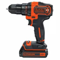 BLACK+DECKER 20V MAX Lithium-Ion Cordless 3/8 in. Drill/Driver Kit with 1.5 Ah Battery and Charger thumbnail 5