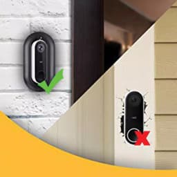 Wasserstein Weather and UV-Resistant Wall Plate and Adjustable Angle Mount Bundle for Nest Hello Video Doorbell thumbnail 7