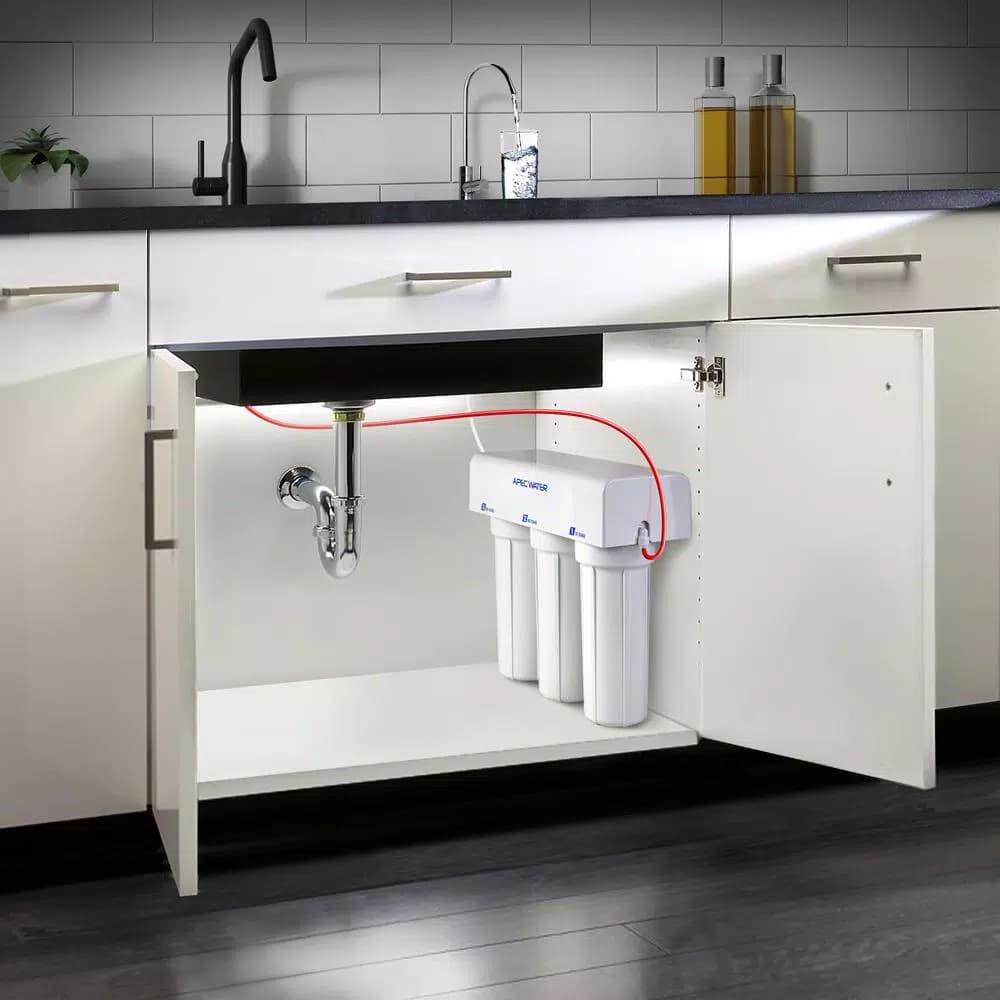 APEC Water Systems WFS-1000 3-Stage Under Counter Water Filtration System