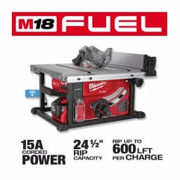 Milwaukee M18 FUEL 8-1/4 in. Cordless Table Saw Kit with 12.0 Ah Battery & Rapid Charger thumbnail 3