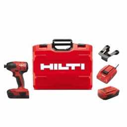 Hilti 22V Brushless Compact Impact Driver Kit with 2 Batteries, Charger, and Case thumbnail 1