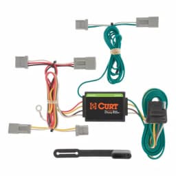 CURT Custom Vehicle-Trailer Wiring Harness, 4-Way Flat, Quick T-Connector for Civic, Accord, Mazda 3, CX-5, Galant thumbnail 1