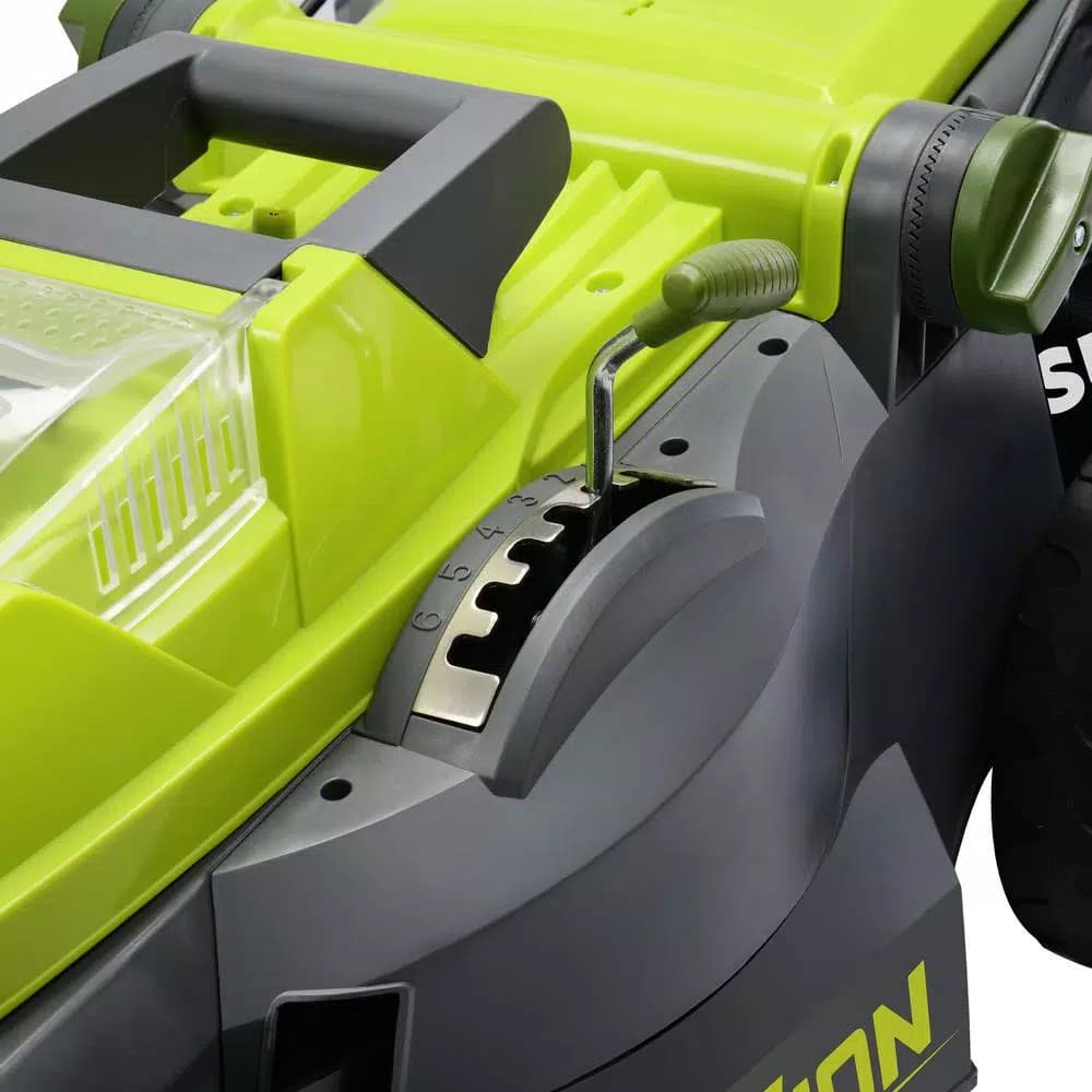 Sun Joe iON16LM 40V Cordless 16 in. Walk Behind Push Mower Kit with 4.0 Ah Battery and Charger